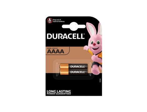 2 x bateria Duracell AAAA / LR61 / 25A / LR8D425 / MN2500 / MX2500 / E96 EAN: 5000394041660