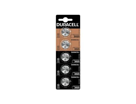 5 x bateria litowa mini Duracell CR2025 DL2025 ECR2025 HSDC