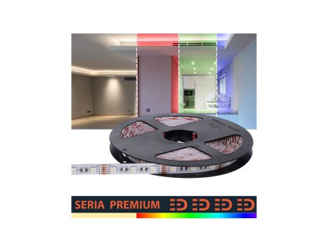 Taśma Premium 12V 60led RGB+NW 4w1 SMD5050 (50) PL5Y