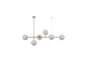 Lampa wisząca Alisa złota 6xE14 Light Prestige