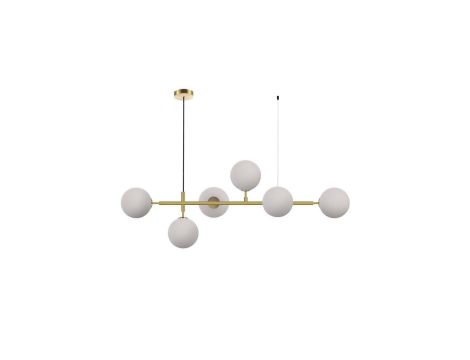 Lampa wisząca Alisa złota 6xE14 Light Prestige