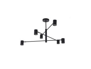 Lampa wisząca Snow 6 czarna 6xGU10 Light Prestige