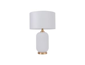 Lampa stołowa Tamiza 65 cm biała 1xE27 Light Prestige