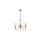 Lampa wisząca Grado złota 3 x E14 Light Prestige