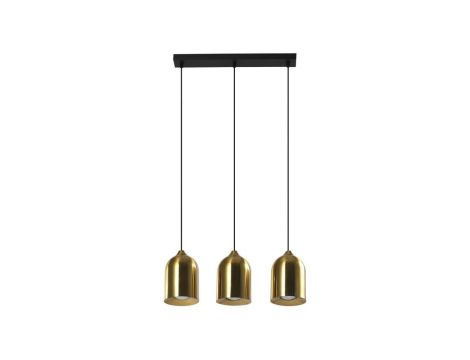 Metalowa lampa wisząca Nilo złota 3xGU10 Light Prestige