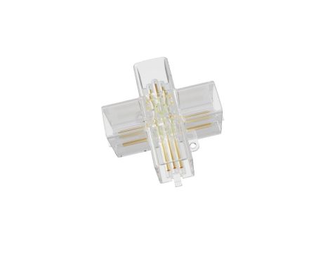 Łącznik X elektryczny do oświetlenia modułowego Geometric System New Light Prestige