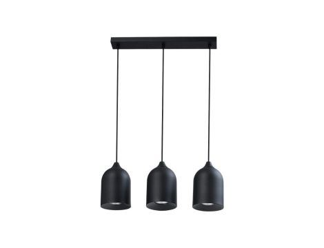 Metalowa lampa wisząca Nilo czarna 3xGU10 Light Prestige