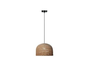 Rattanowa lampa wisząca Kanso 40 cm jasne drewno 1xE27 Light Prestige