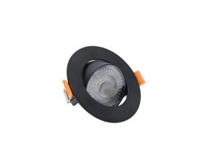 Ruchome oczko podtynkowe Plus czarne LED CCT Light Prestige