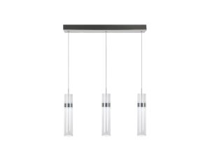 Lampa wisząca Ambiente 3 srebrna LED CCT Light Prestige