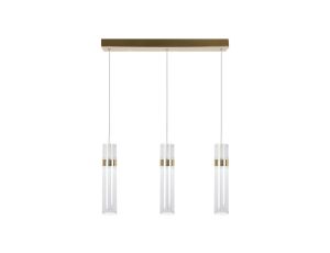 Lampa wisząca Ambiente 3 złota LED CCT Light Prestige