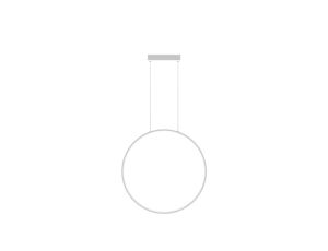 Lampa wisząca Mirror S biała IP44 LED CCT Light Prestige