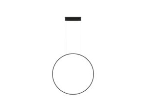 Lampa wisząca Mirror L czarna IP44 LED CCT Light Prestige