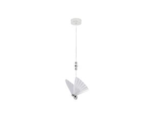 Lampa wisząca Mariposa 1 srebrna LED CCT Light Prestige