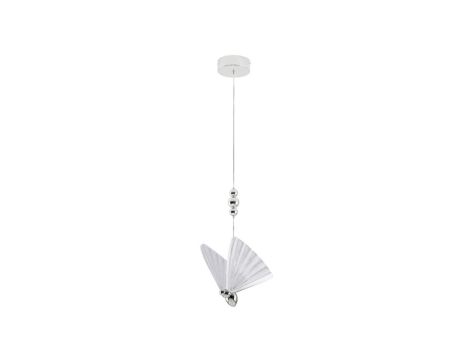 Lampa wisząca Mariposa 1 srebrna LED CCT Light Prestige