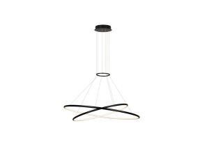 Lampa wisząca Halifax czarna LED CCT Light Prestige