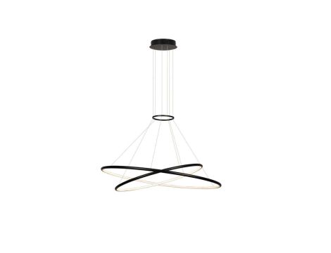 Lampa wisząca Halifax czarna LED CCT Light Prestige