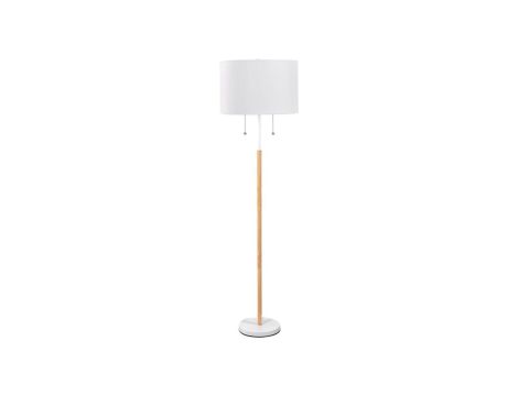 Lampa podłogowa Fogo biała 2xE27 Light Prestige