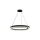 Lampa wisząca Plum Triangle 60 cm czarno-transparentna LED CCT Light Prestige