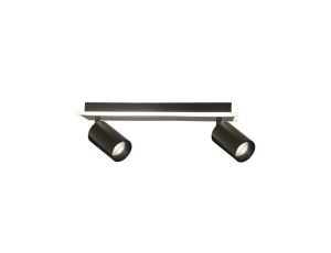 Spot Parma 2 czarny 2xGU10 LED CCT Light Prestige