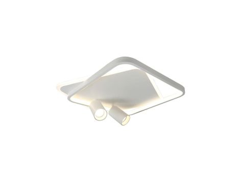 Plafon Parma 2 kwadratowy biały 2xGU10 LED CCT Light Prestige