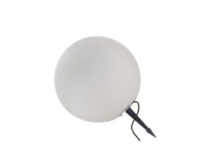 Lampa ogrodowa Gaja 40 cm biała 1xE27 Light Prestige