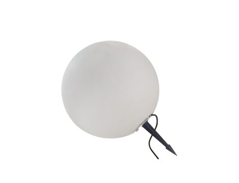 Lampa ogrodowa Gaja 40 cm biała 1xE27 Light Prestige
