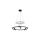 Lampa wisząca Almeria czarna LED 4000K Light Prestige