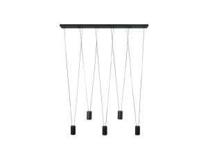 Lampa wisząca Toledo czarna 5xGU10 Light Prestige