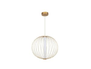 Lampa wisząca Treviso złota LED CCT Light Prestige