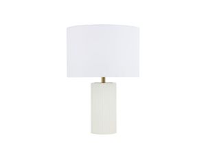 Lampa stołowa Tokio biała 1xE27 Light Prestige