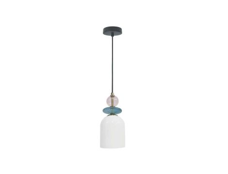 Lampa wisząca Tropea biała 1xE27 Light Prestige