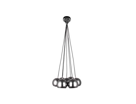 Lampa wisząca Punto grafitowa 7xE14 Light Prestige
