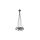 Lampa wisząca Punto grafitowa 7xE14 Light Prestige