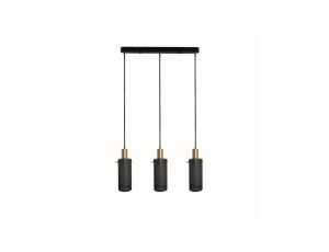 Lampa wisząca Tirana 3 czarna 3xE27 Light Prestige