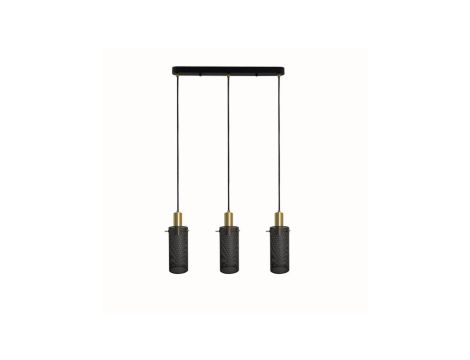 Lampa wisząca Tirana 3 czarna 3xE27 Light Prestige