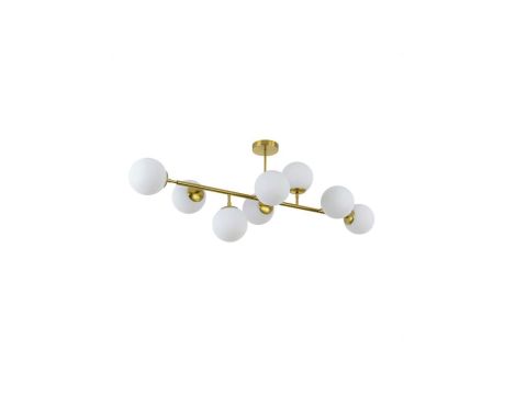 Lampa wisząca Dorado 8 złota 8xE14 Light Prestige