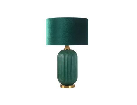 Lampa stołowa Tamiza 65 cm zielona 1xE27 Light Prestige