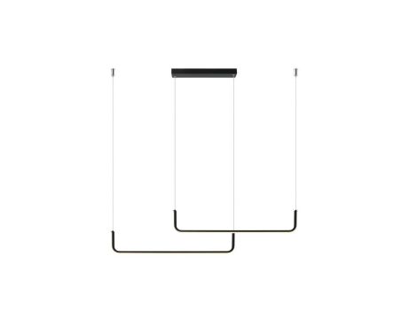 Lampa wisząca Malawi Basic czarna LED CCT Light Prestige