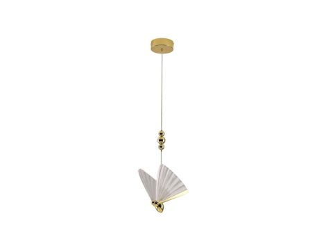 Lampa wisząca Mariposa 1 złota LED CCT Light Prestige