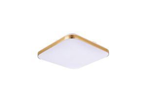 Plafon kwadratowy Babilon 38 cm złoty LED 4000K Light Prestige