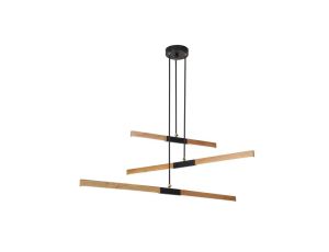 Lampa wisząca Lugano drewno LED 3000K Light Prestige