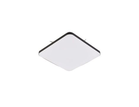Plafon kwadratowy Babilon 33 cm czarny LED 4000K Light Prestige