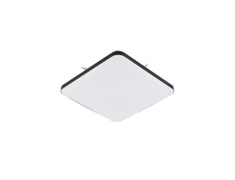 Plafon kwadratowy Babilon 38 cm czarny LED 4000K Light Prestige