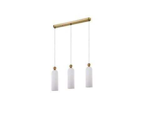 Lampa wisząca Piega 3 biała 3xE14 Light Prestige