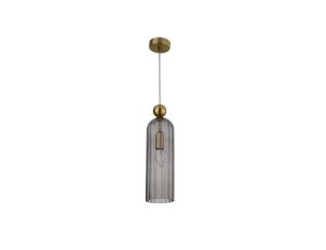 Lampa wisząca Piega 1 smoked 1xE14 Light Prestige