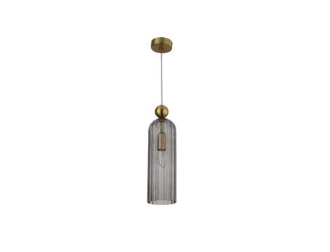 Lampa wisząca Piega 1 smoked 1xE14 Light Prestige