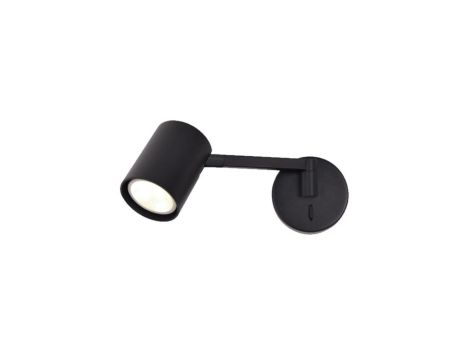 Kinkiet z wysięgnikiem Snow czarny 1xGU10 Light Prestige