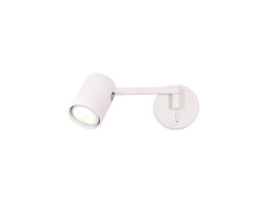 Kinkiet z wysięgnikiem Snow biały 1xGU10 Light Prestige