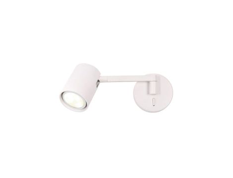 Kinkiet z wysięgnikiem Snow biały 1xGU10 Light Prestige
